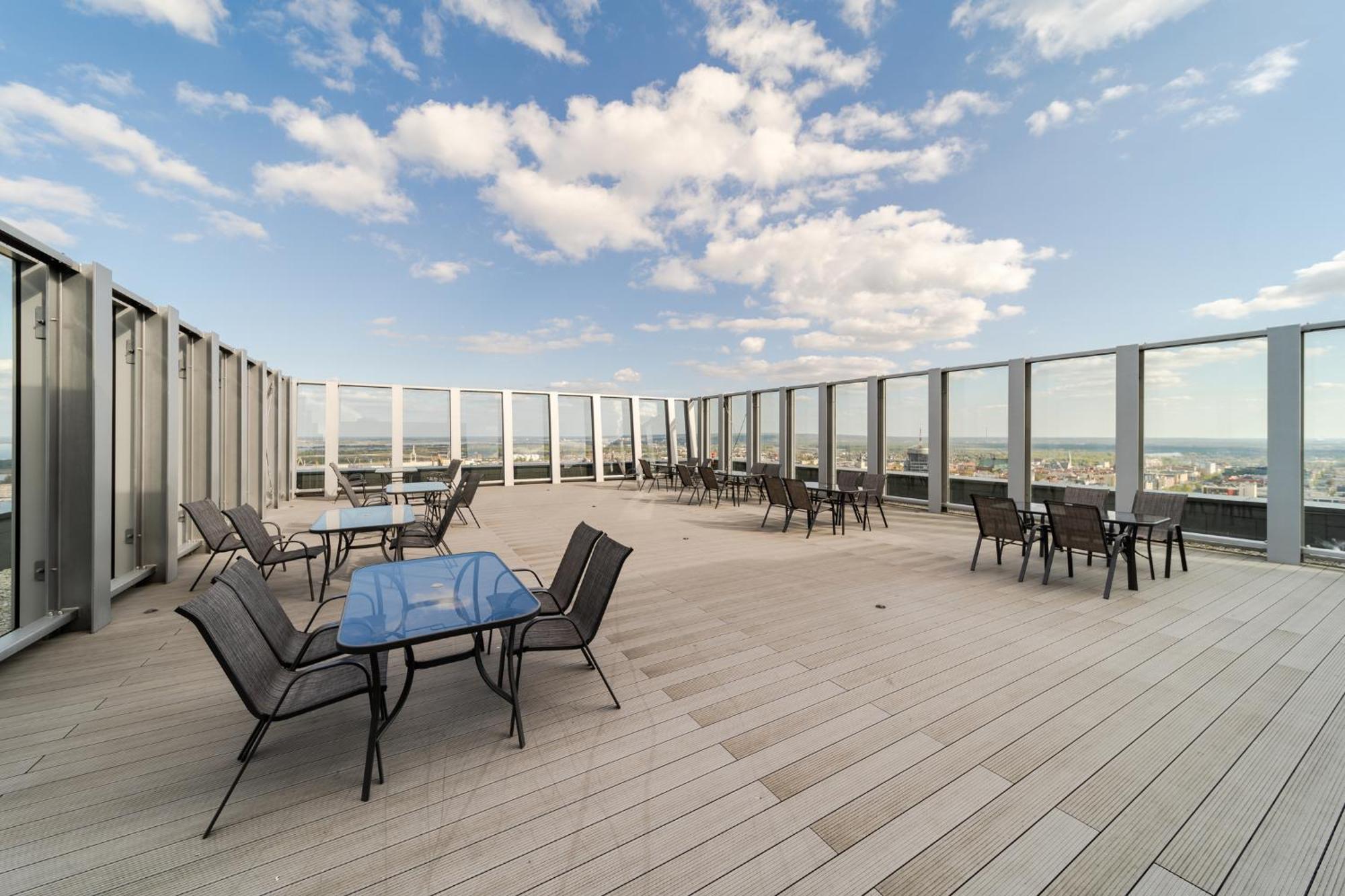 Hanza Tower Apartment No 628 - 6Th Floor, Balcony, Swimming Pool ชเตชชิน ภายนอก รูปภาพ